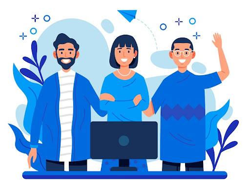 Team working on IT solutions